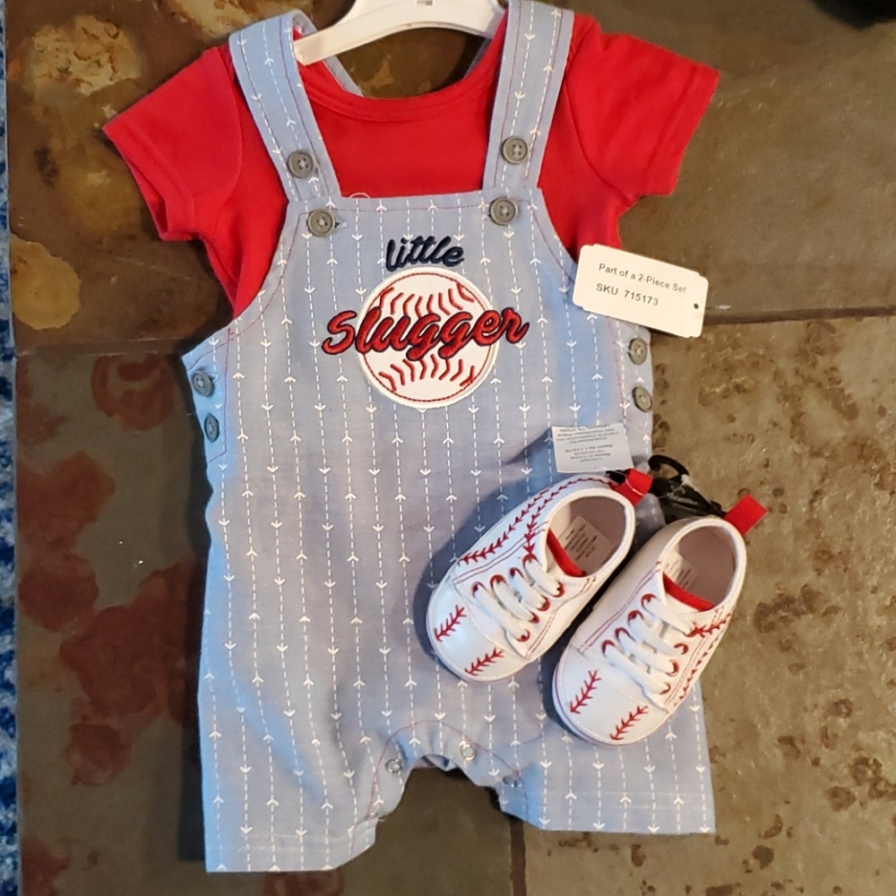 Baseball outfit 6-9 months
